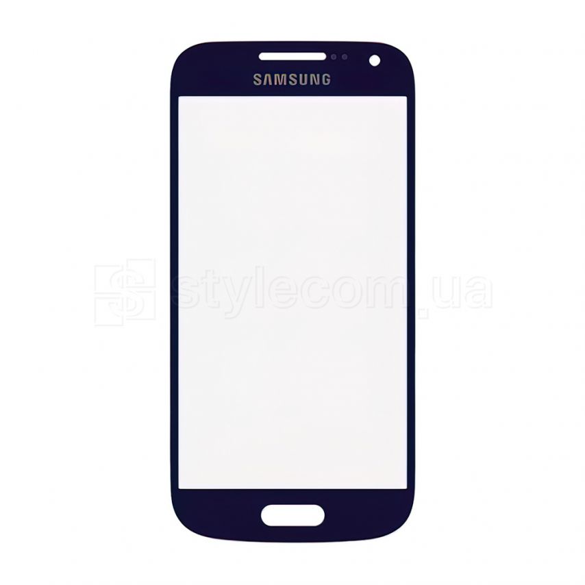 Скло дисплея для переклеювання Samsung Galaxy S4 Mini I9190 blue Original Quality