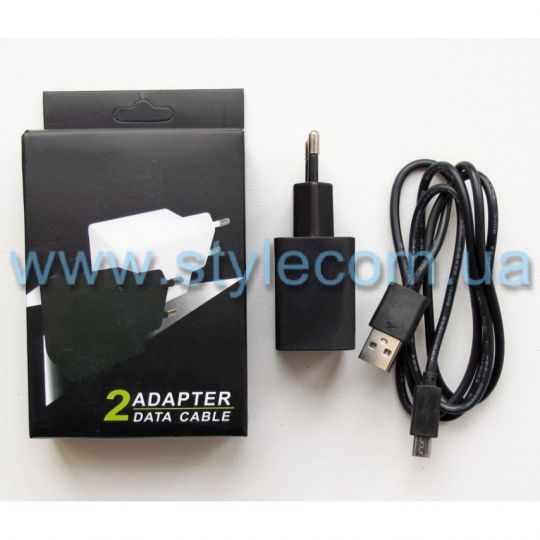 Сетевое зарядное устройство (адаптер) 2в1 для Asus 5V / 1.35A + Micro black