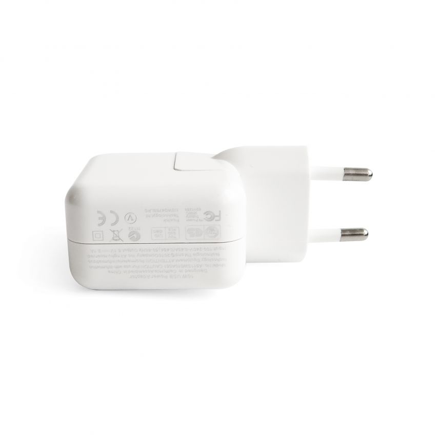 Сетевое зарядное устройство (адаптер) для Apple iPad 1USB / 2.1A / 10W white High Quality