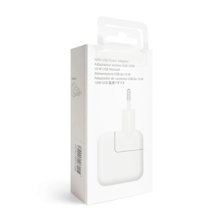 Сетевое зарядное устройство (адаптер) для Apple iPad 1USB / 2.1A / 10W white High Quality