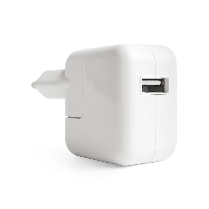 Сетевое зарядное устройство (адаптер) для Apple iPad 1USB / 2.1A / 10W white High Quality