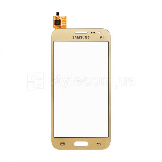 Тачскрин (сенсор) для Samsung Galaxy J2/J200 (2015) gold High Quality