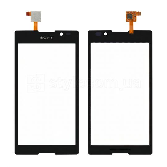 Тачскрин (сенсор) для Sony Xperia C C2305 S39h black Original Quality