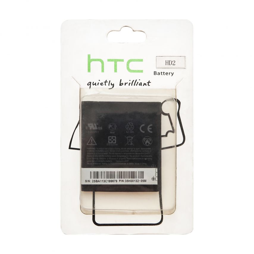 Акумулятор для HTC BB81100 T8585, HD2 (1230mAh) High Copy