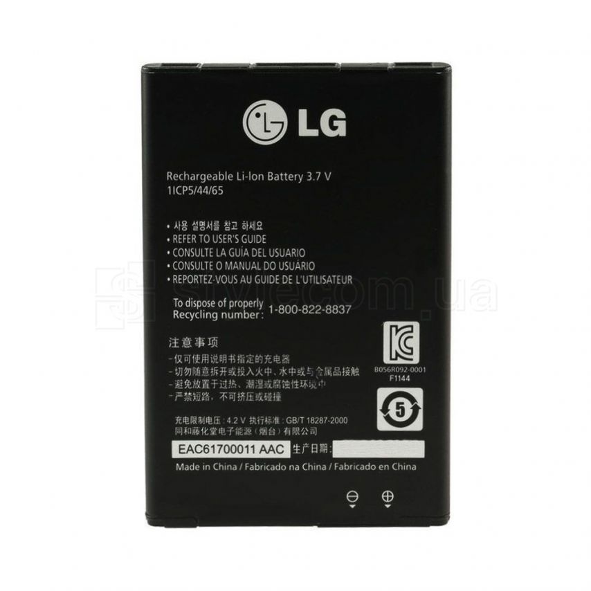 Аккумулятор для LG BL44JN P970, L60, X135, L3, L5, E612, E615 Li High Copy