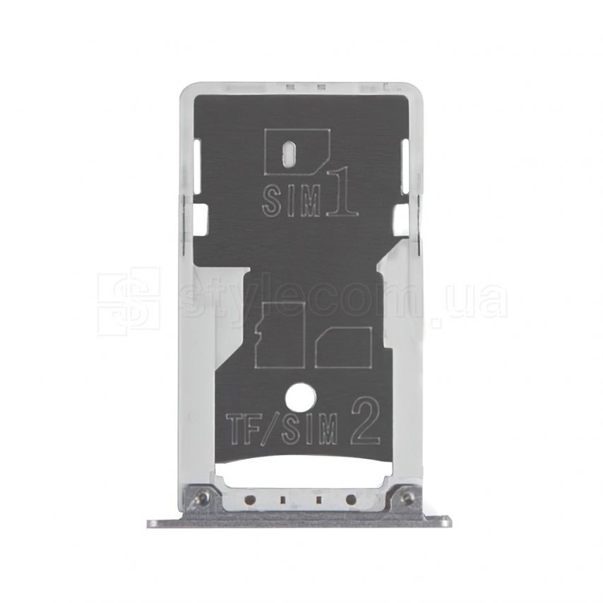 Держатель Sim-карты (лоток) для Xiaomi Redmi Note 4 grey