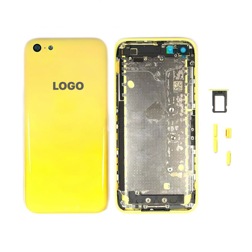 Корпус для Apple iРhone 5c полный комплект yellow Original Quality