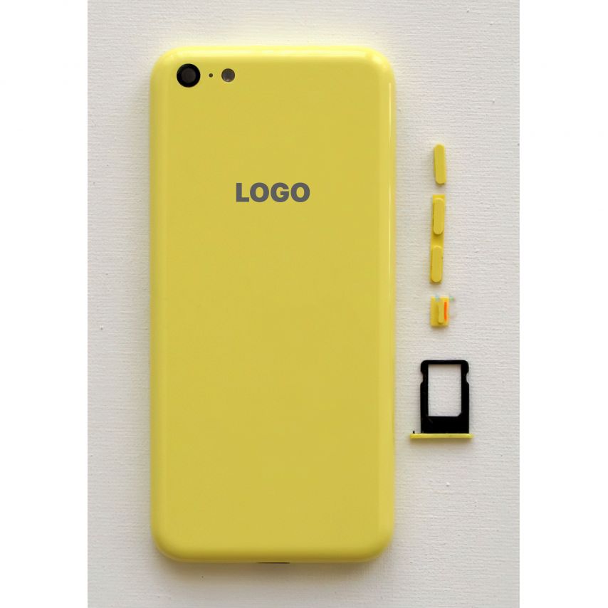 Корпус для Apple iРhone 5c полный комплект yellow Original Quality