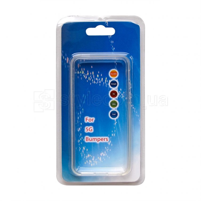 Чехол-бампер для Apple iPhone 5, 5s, 5SE transparent matte