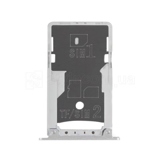 Держатель Sim-карты (лоток) для Xiaomi Redmi Note 4 Pro 32Gb silver