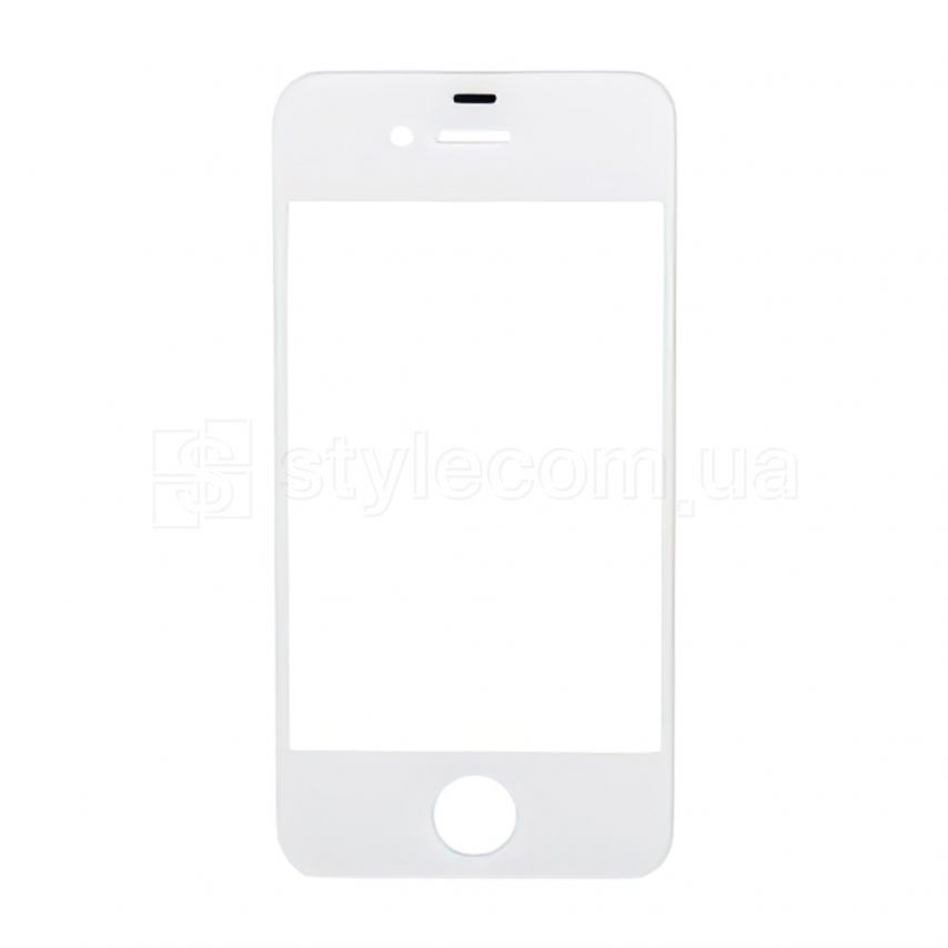 Стекло для переклейки для Apple iPhone 4 white Original Quality