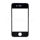 Скло для переклеювання для Apple iPhone 4s black Original Quality