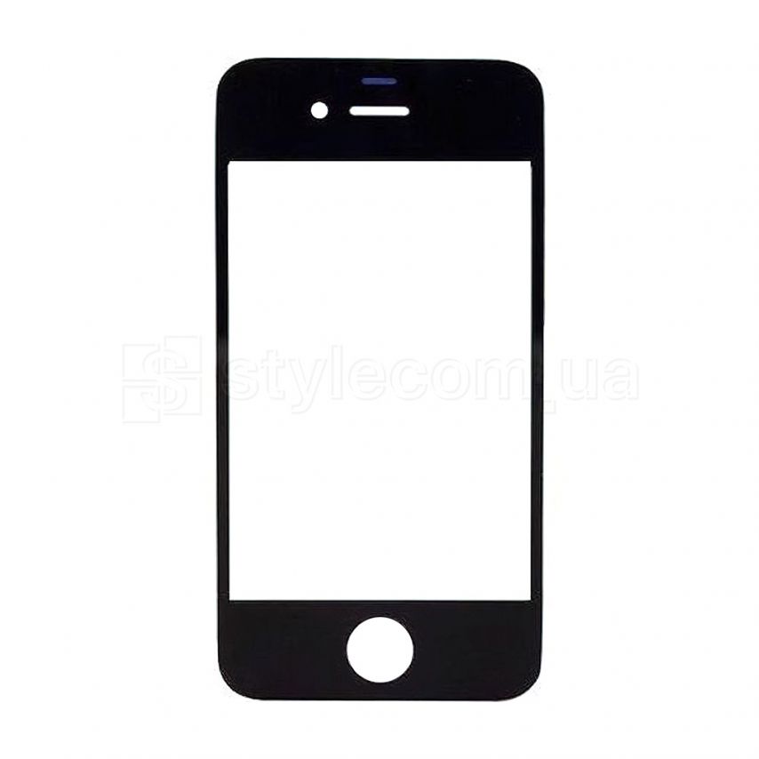 Стекло для переклейки для Apple iPhone 4s black Original Quality