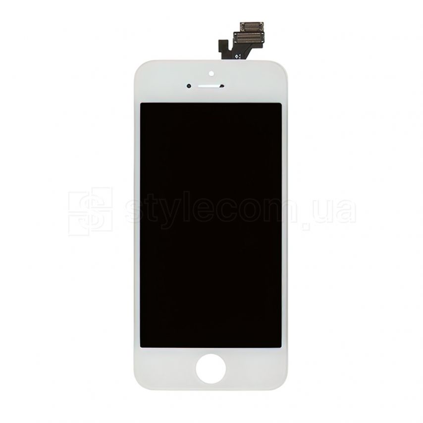 Дисплей (LCD) для Apple iPhone 5 с тачскрином white High Quality