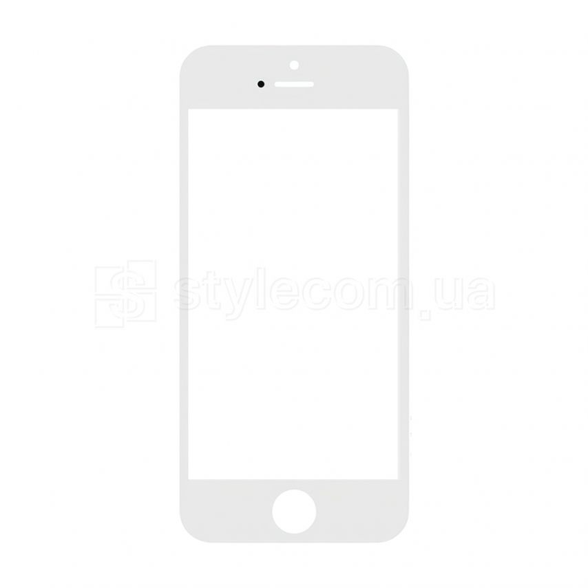 Стекло для переклейки для Apple iPhone 5 white Original Quality