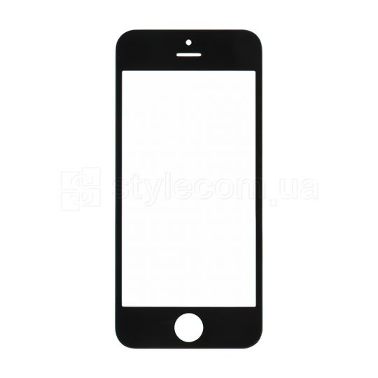 Стекло для переклейки для Apple iPhone 5 black Original Quality