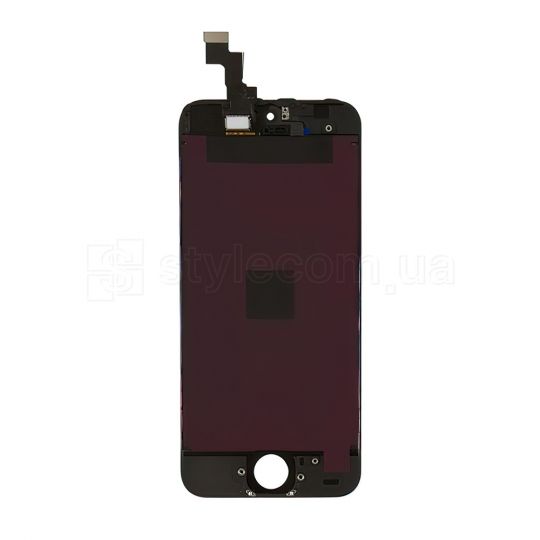 Дисплей (LCD) для Apple iPhone 5s, 5SE с тачскрином black High Quality
