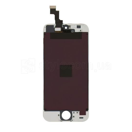 Дисплей (LCD) для Apple iPhone 5s, 5SE с тачскрином white High Quality