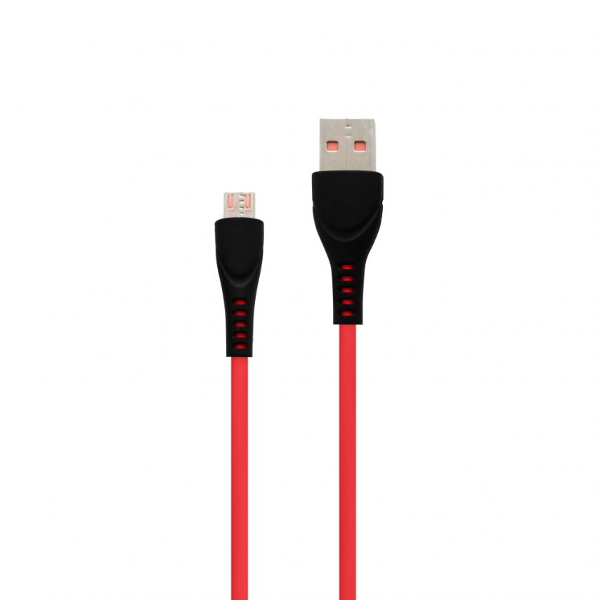 Кабель USB WALKER C570 Micro red