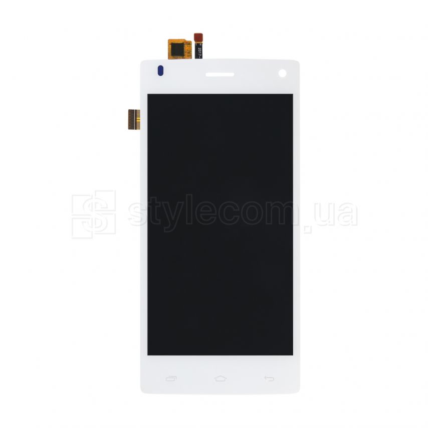 Дисплей (LCD) для Fly FS452 с тачскрином white High Quality