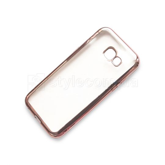 Чехол силиконовый (рамка) для Samsung Galaxy A5/A520 (2017) pink