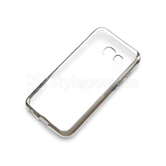 Чехол силиконовый (рамка) для Samsung Galaxy A5/A520 (2017) silver