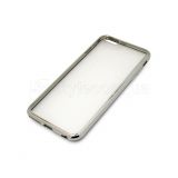 Чехол силиконовый (рамка) для Apple iPhone 6 Plus, 6s Plus silver