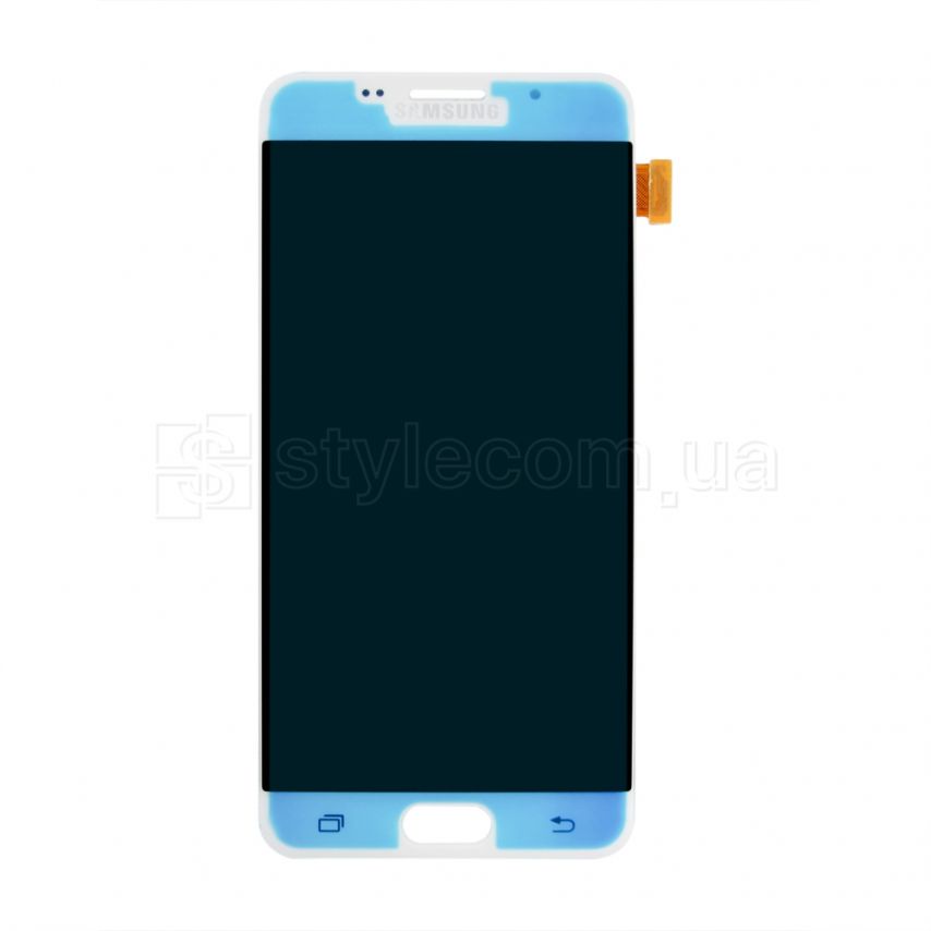 Дисплей (LCD) для Samsung A5/A510 (2016) з тачскріном white (TFT) High Quality