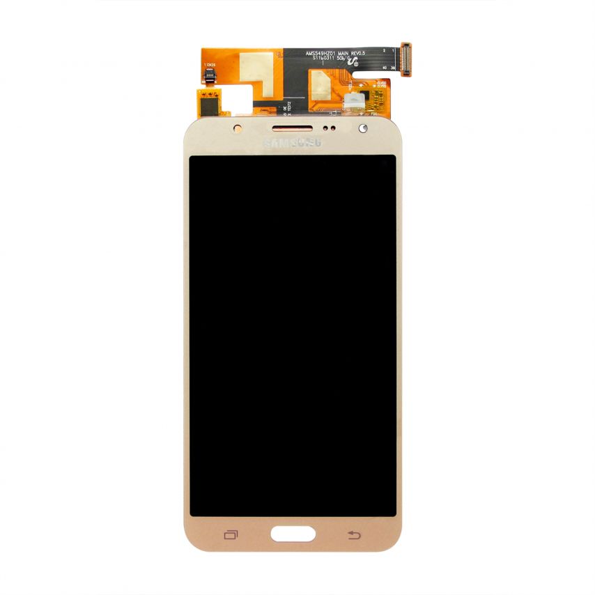 Дисплей (LCD) для Samsung Galaxy J7/J700 (2015) с тачскрином gold Service Original (PN:GH97-17670B)