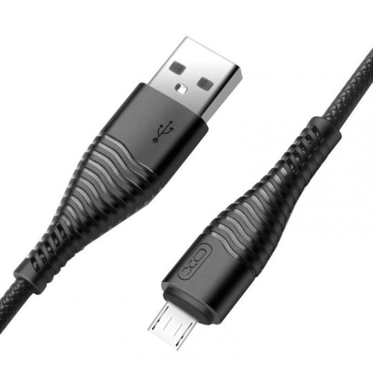Кабель USB XO NB48 Micro 2.1A black