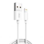 Кабель USB XO NB47 Lightning Quick Charge 2.1A white - купить за 93.75 грн в Киеве, Украине