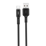 Кабель USB XO NB112 Type-C Quick Charge 3A black