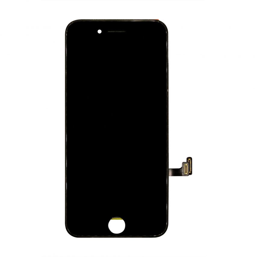 Дисплей (LCD) для Apple iPhone 7 с тачскрином black Original (переклееное стекло)