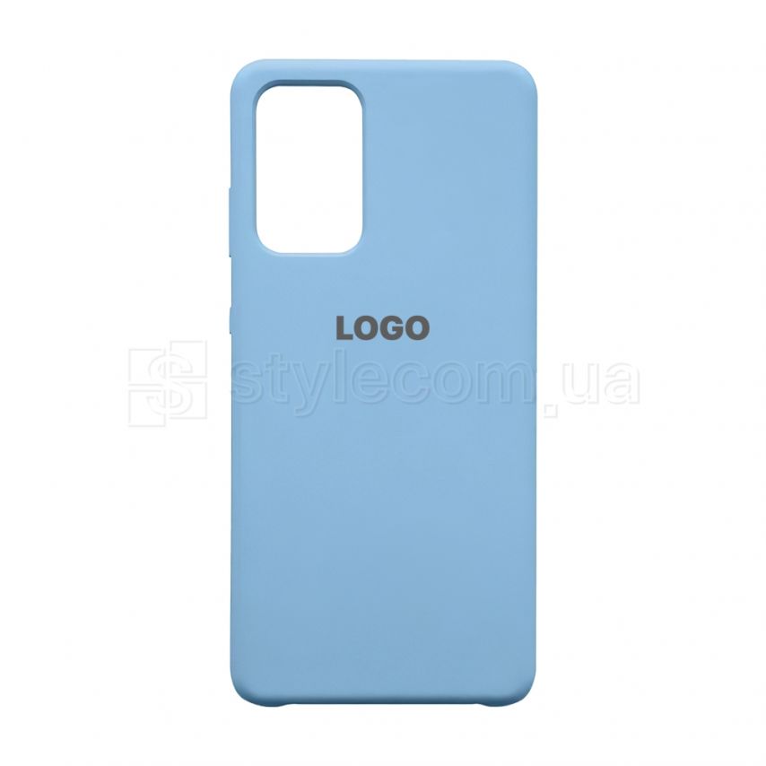 Чехол Original Silicone для Samsung Galaxy A72/A725 (2021) light blue (5)
