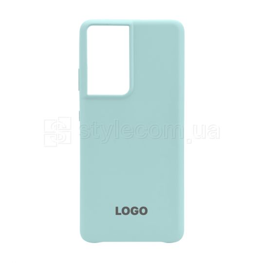 Чехол Original Silicone для Samsung Galaxy S21 Ultra/G998 (2021) turquoise (17)