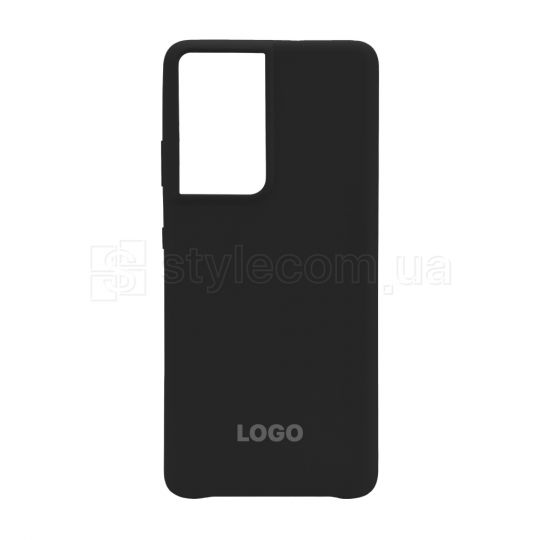 Чехол Original Silicone для Samsung Galaxy S21 Ultra/G998 (2021) black (18)