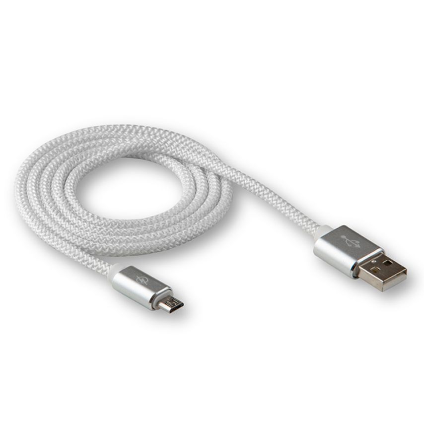 Кабель USB WALKER C740 Micro white