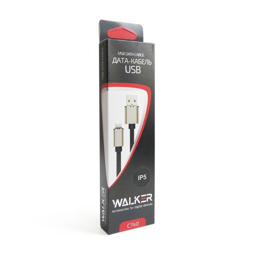 Кабель USB WALKER C740 Micro black