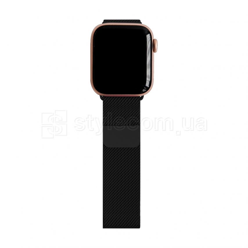 Ремінець для Apple Watch міланська петля 38/40мм black / чорний (2)