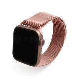 Ремінець для Apple Watch міланська петля 38/40мм dark pink / темно-рожевий (3_8)