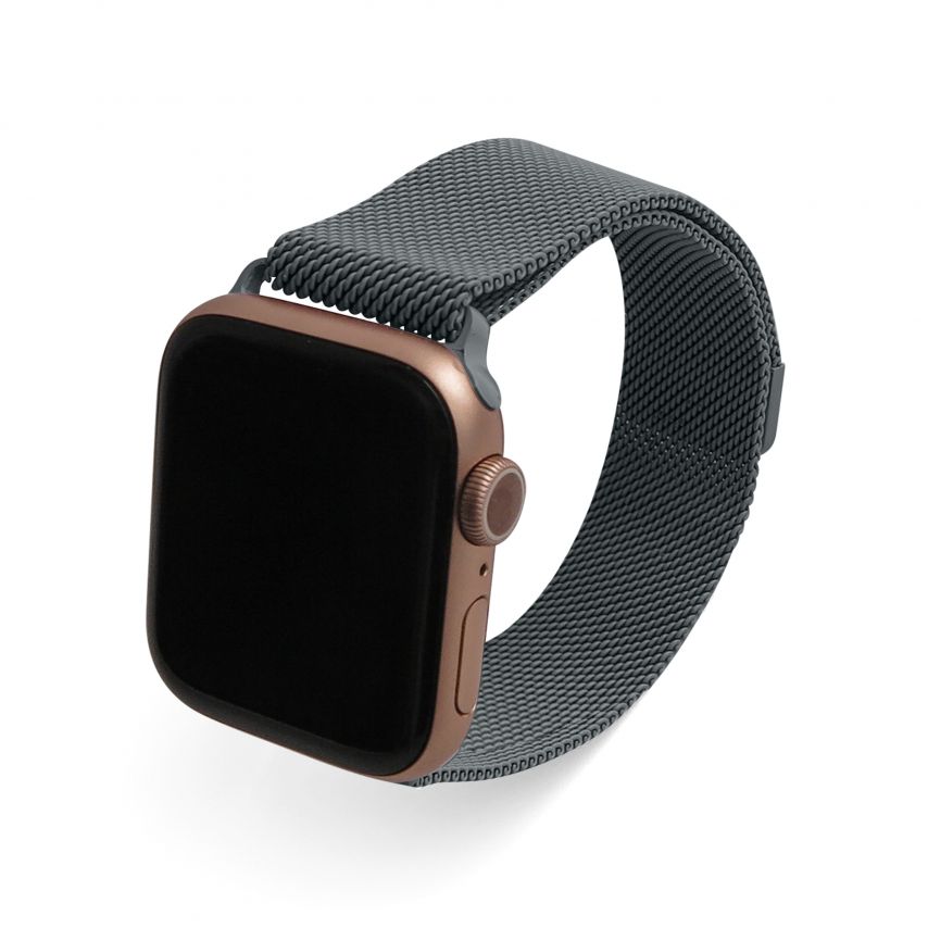 Ремешок для Apple Watch миланская петля 38/40мм space grey / космический серый (8_33)