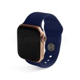 Ремінець для Apple Watch Sport Band силіконовий 38/40мм S/M dark blue / темно-синій (8) - купити за 147.24 грн у Києві, Україні