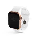 Ремешок для Apple Watch Sport Band силиконовый 38/40мм S/M white / белый (9)