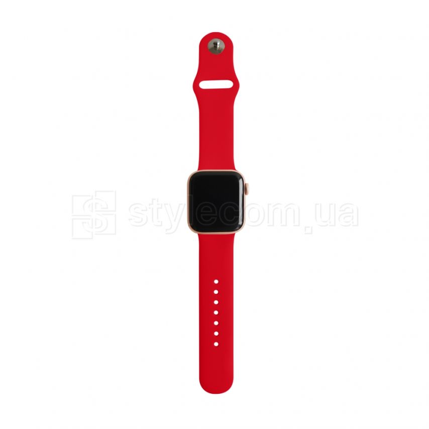 Ремінець для Apple Watch Sport Band силіконовий 38/40мм S/M red / червоний (14)