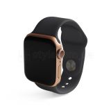 Ремінець для Apple Watch Sport Band силіконовий 38/40мм S/M dark grey / темно-сірий (15)