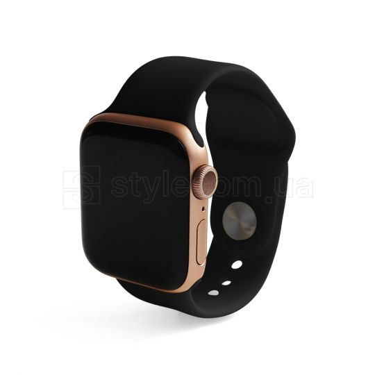 Ремешок для Apple Watch Sport Band силиконовый 38/40мм M/L black / черный (18)