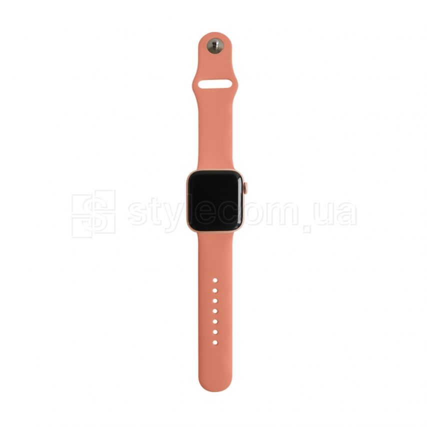 Ремінець для Apple Watch Sport Band силіконовий 38/40мм S/M peach / персиковий (27)