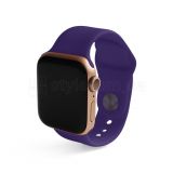 Ремешок для Apple Watch Sport Band силиконовый 38/40мм S/M dark violet / темно-фиолетовый (30)