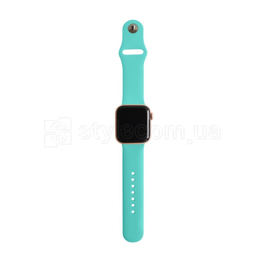 Ремешок для Apple Watch Sport Band силиконовый 38/40мм S/M sea ​​blue / морской голубой (21)
