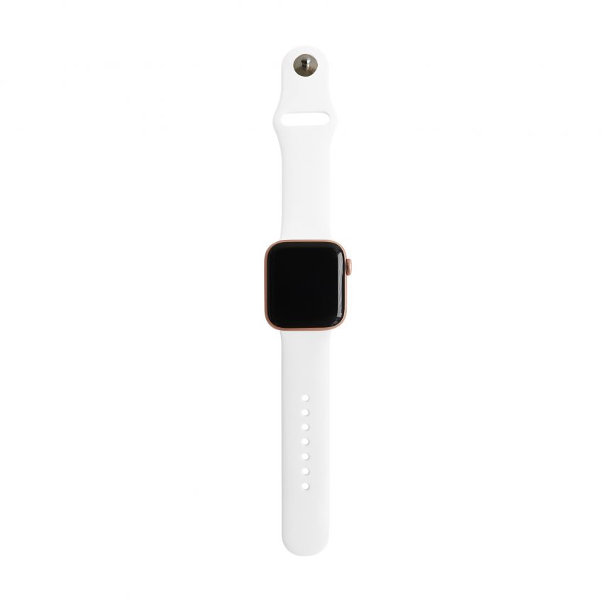 Ремінець для Apple Watch Sport Band силіконовий 42/44мм S/M white / білий (9)